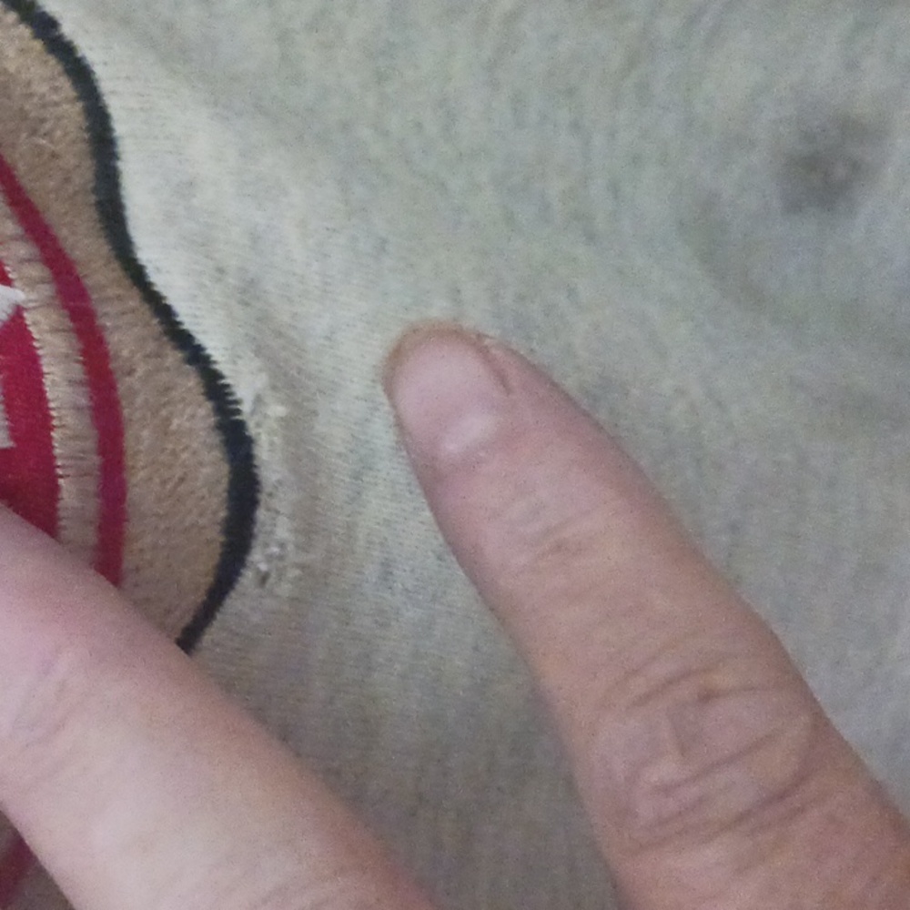 49ers White Sweatshirt with Red Accents - Picture 14 of 14